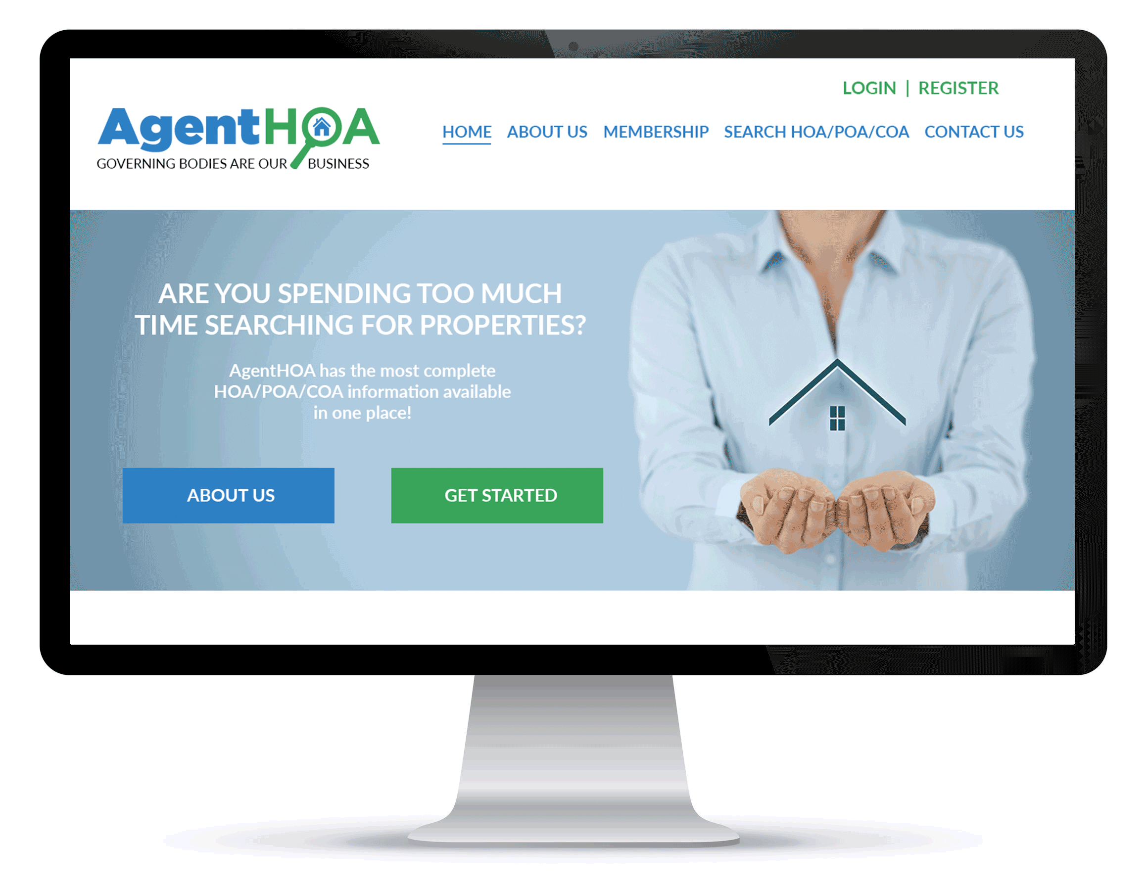 agent hoa - website and logo design