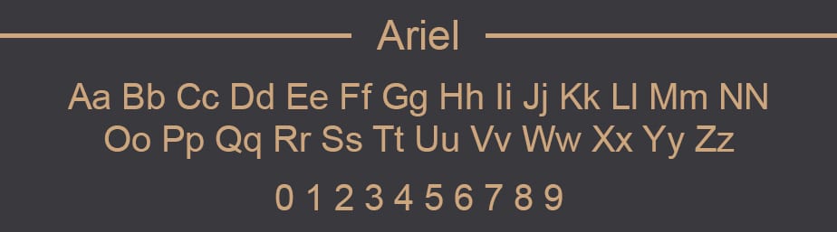 Arial Web Safe Font