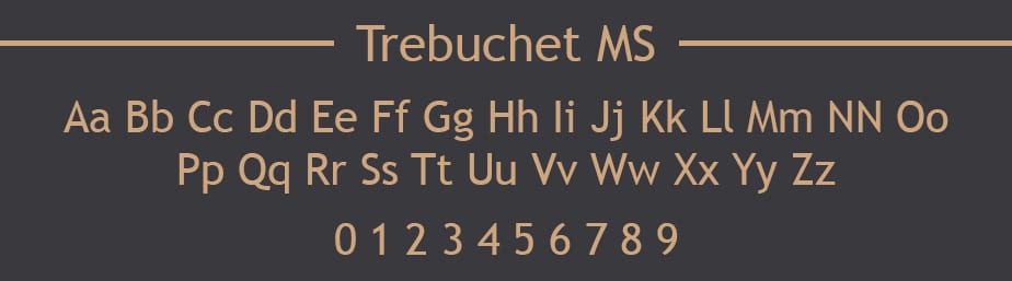 Trebuchet MS Web Safe Font