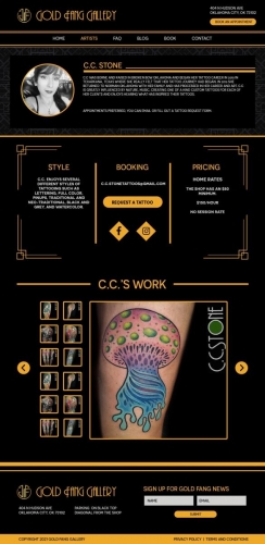 Tattoo Website Design - Boynton Beach Florida