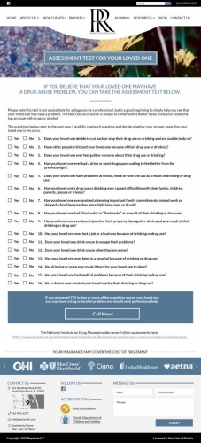 5. Reprieve - Loved One Assessment Test